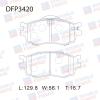 DOUBLE FORCE DFP3420 Колодки тормозные дисковые