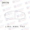 DOUBLE FORCE DFP770 Колодки тормозные дисковые передние Double Force