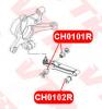 VTR CH0101R Сайлентблок нижнего рычага передней подвески