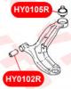 VTR HY0105R Сайлентблок нижнего рычага передней подвески, задний
