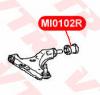 VTR MI0102R Сайлентблок нижнего рычага передней подвески, задний
