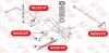 VTR NI0501R Сайлентблок нижней продольной тяги задней подвески