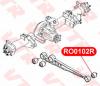 VTR RO0102R Сайлентблок продольного рычага задней подвески