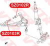VTR SZ0102R Сайлентблок переднего рычага, задний