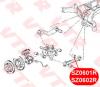 VTR SZ0602R Сайлентблок поперечной тяги задней подвески