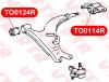 VTR TO0124R Сайлентблок нижнего рычага передней подвески, передний