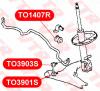 VTR TO3903S Тяга стабилизатора передней подвески