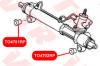 VTR TO4702RP Полиуретановый сайлентблок рулевой рейки, правый