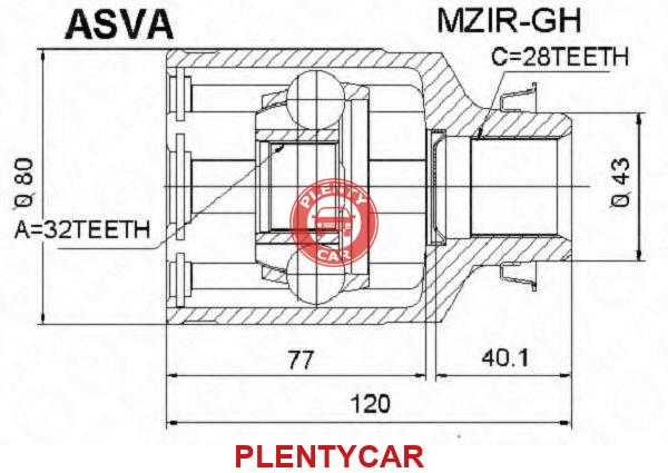 Шрус внутренний 26 шлицов. Шрус внутренний Mitsubishi 25 шлицев. Шрус внутренний правый 28 шлицов x 28 шлицов. Шрус внутренний ASVA 24x24. Шрус внешний Ниссан 27 /25 шлицов.