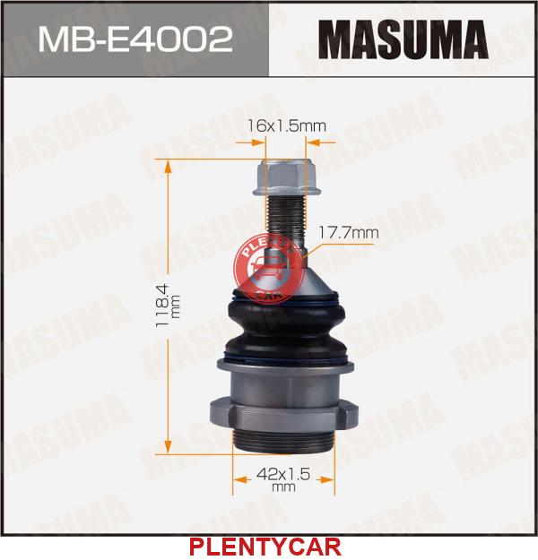 Шаровая опора Mercedes M (W164) 05- задняя Masuma MASUMA MBE4002 купить ...