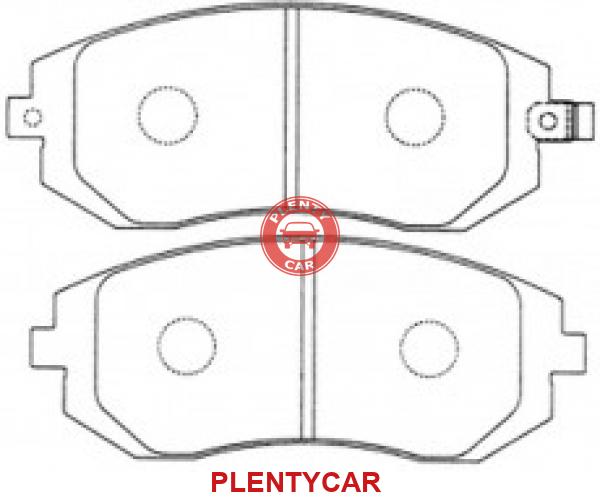 Тормозные колодки nibk pn7460